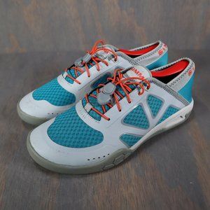 Simms Current Grey Blue Water Boat Sport Shoes Women's Size 8.5